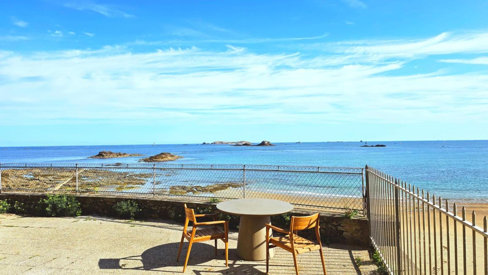 Vue Pleine Mer A La Perle Marine - La Terrasse Dinard Eksteriør billede