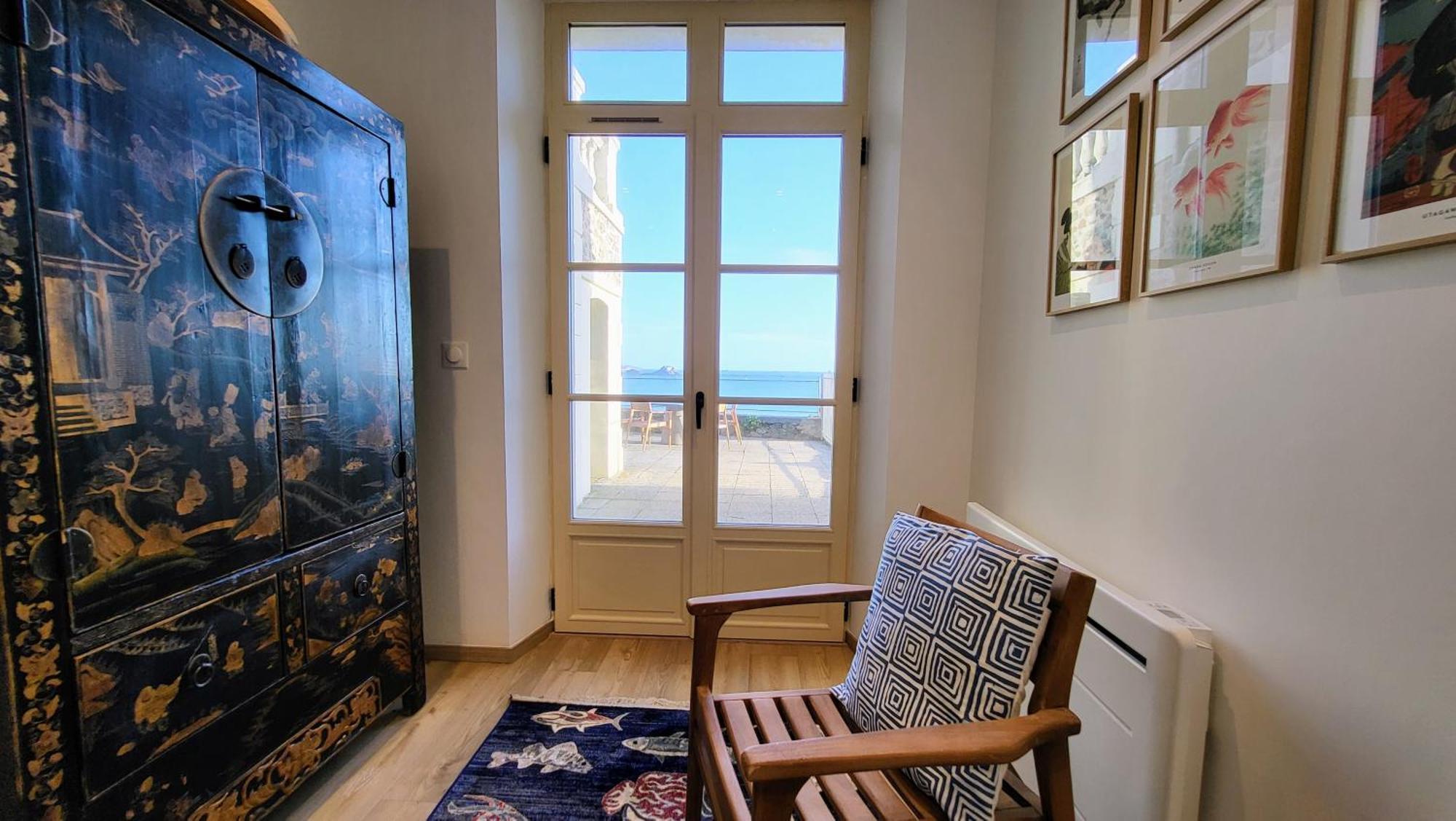 Vue Pleine Mer A La Perle Marine - La Terrasse Dinard Eksteriør billede